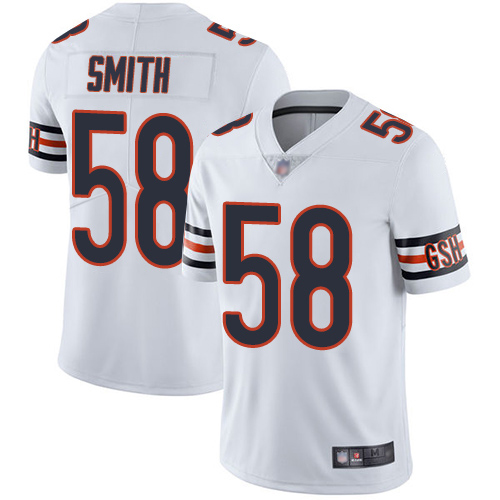 Chicago Bears Limited White Men Roquan Smith Road Jersey NFL Football #58 Vapor Untouchable->youth nfl jersey->Youth Jersey